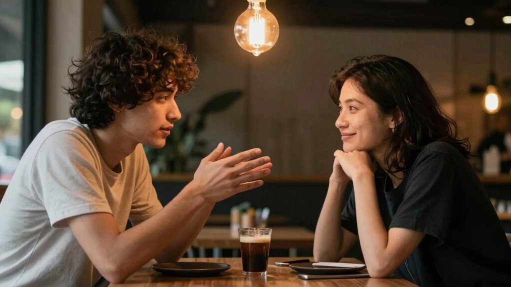 relaxed genuine romantic connection