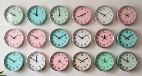 retro flip clock displays