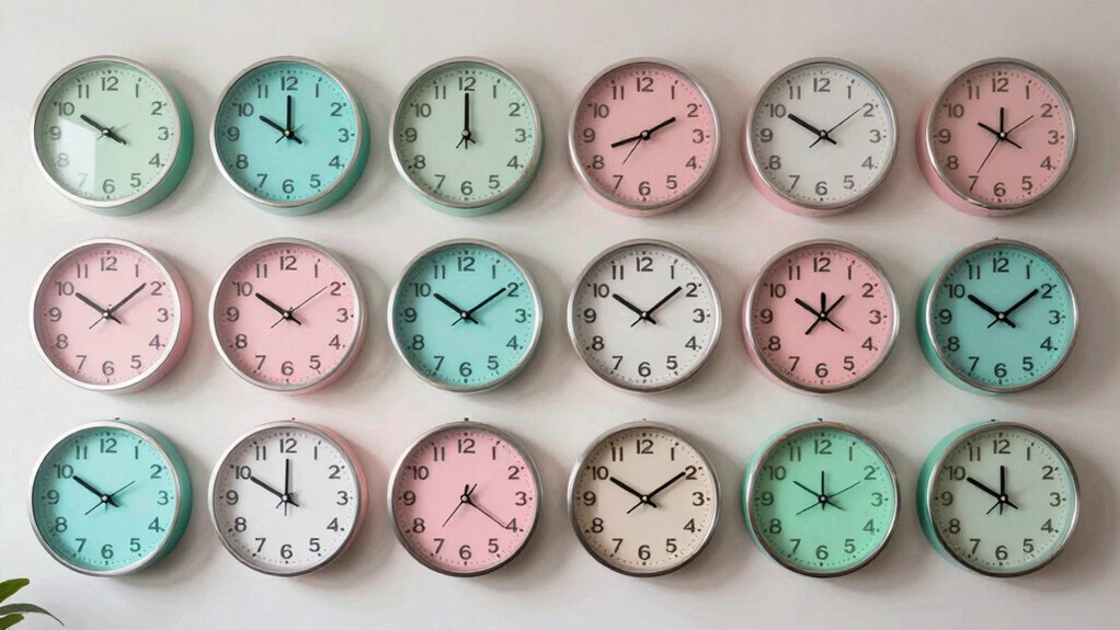 retro flip clock displays