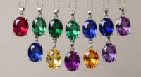 top gemstone pendant necklaces