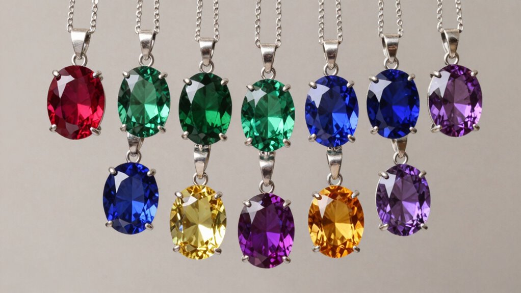 top gemstone pendant necklaces