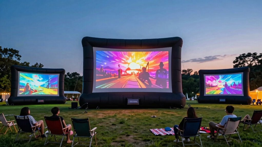 top inflatable movie screens