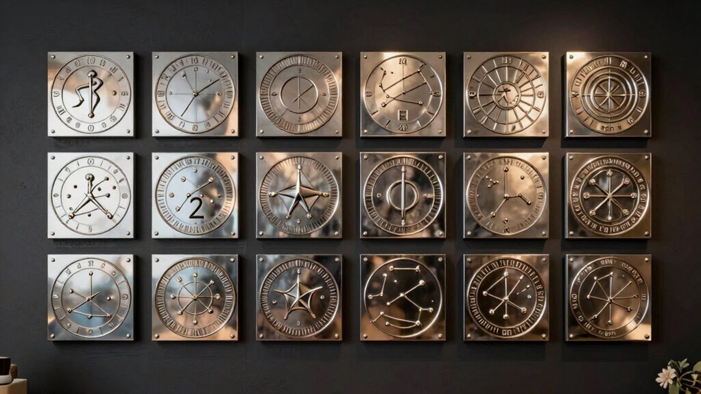 top metal zodiac wall signs