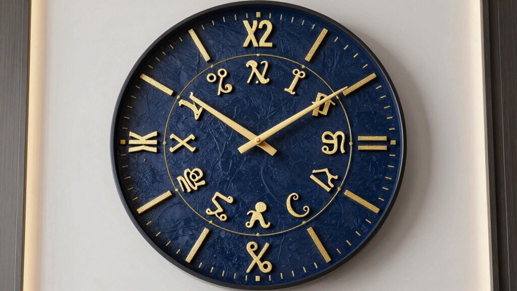 top oversized zodiac clocks