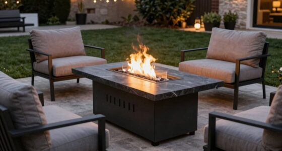 top propane fire pit tables