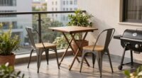 top space saving outdoor dining sets