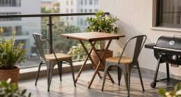 top space saving outdoor dining sets