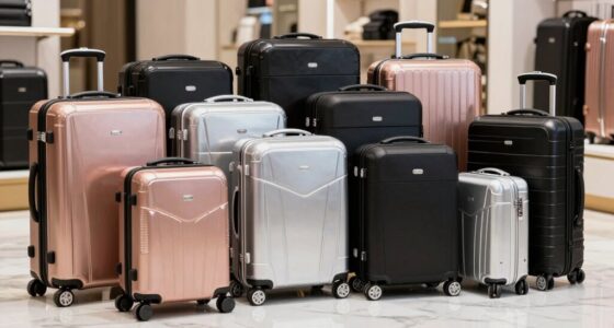 top spinner luggage sets