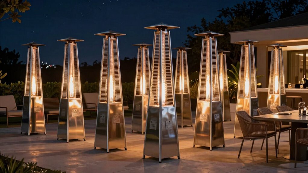 top tall patio heaters