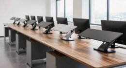 top wide desk converters