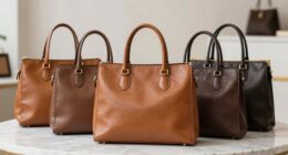 top women s leather tote