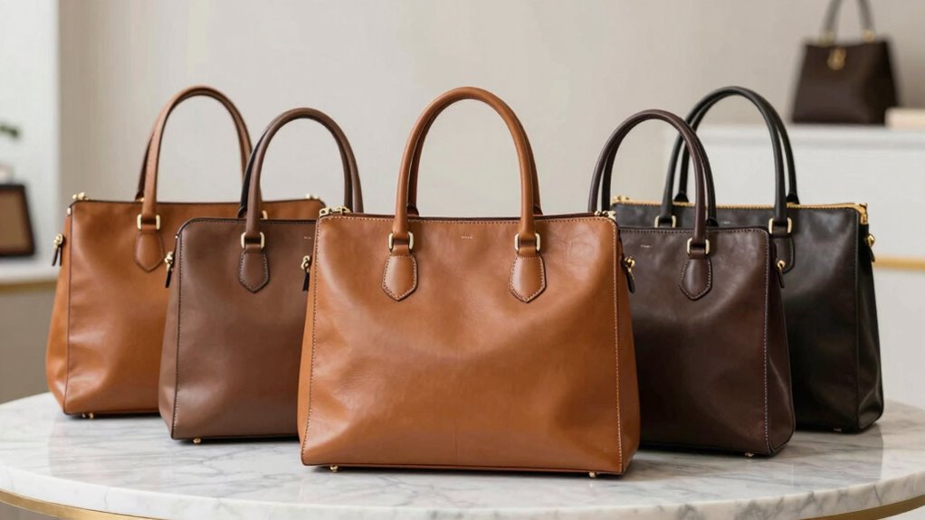 top women s leather tote