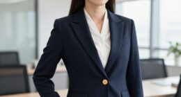 top wool blend interview blazers