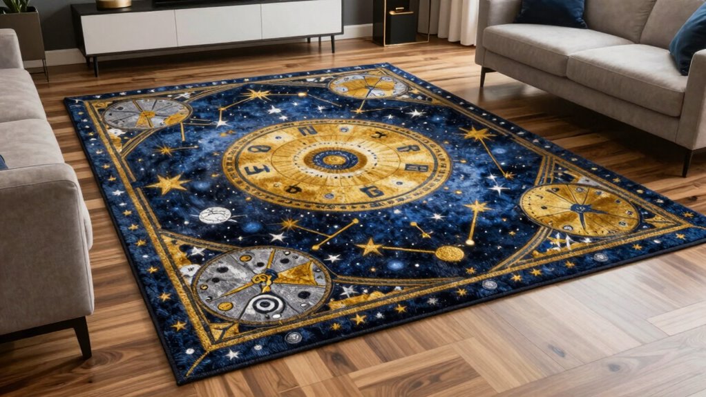 zodiac themed large rugs