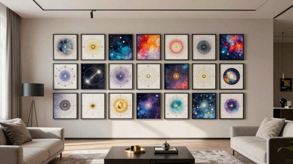 zodiac wall art sets