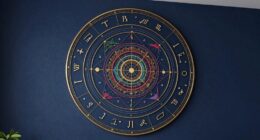 astrological birth chart art