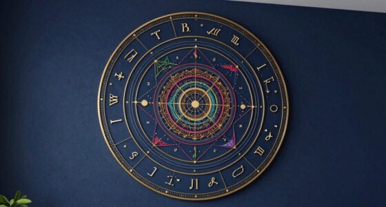 astrological birth chart art