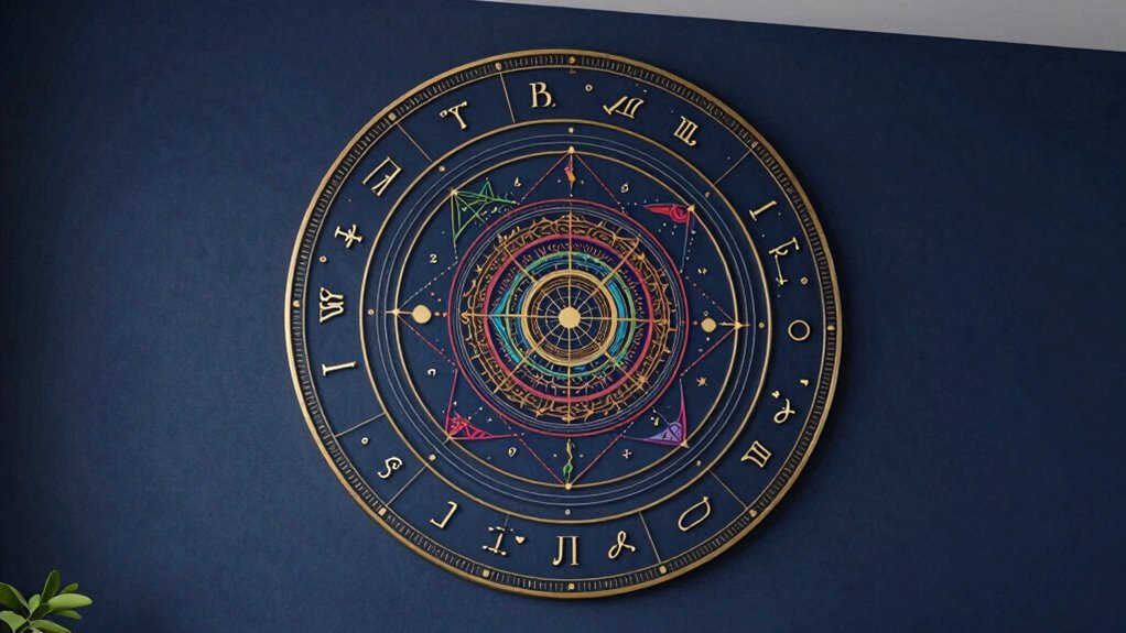 astrological birth chart art