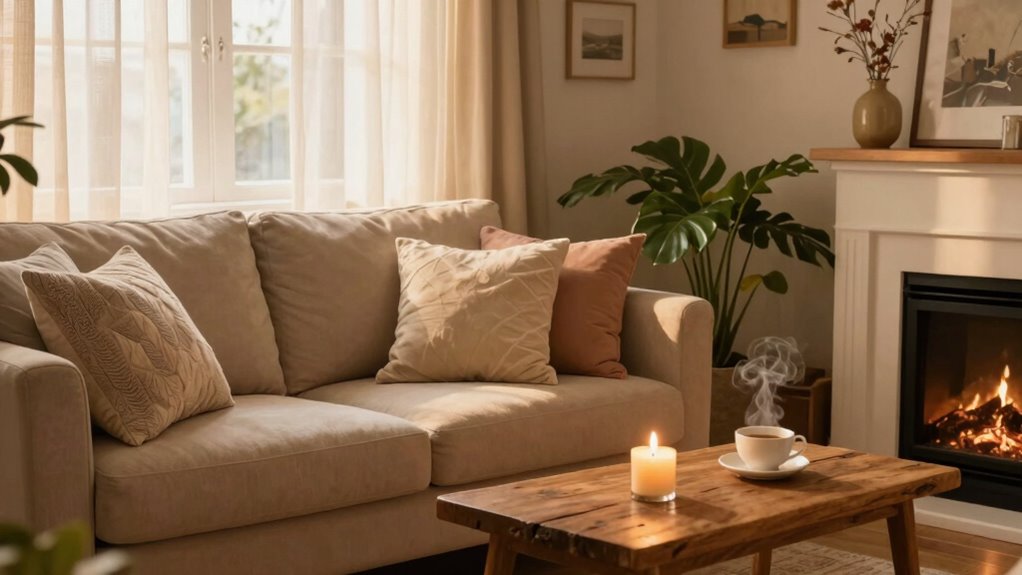 calm cozy natural nurturing