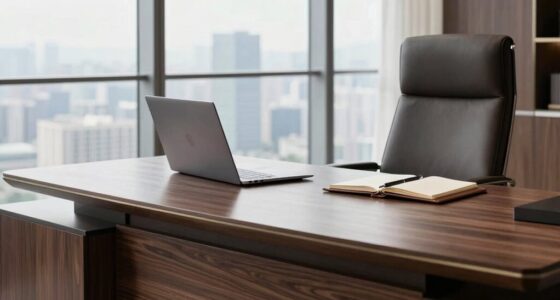 confident organized workspace design