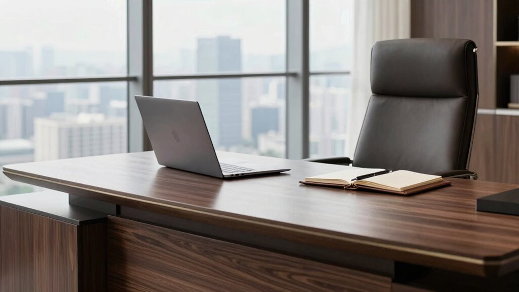 confident organized workspace design