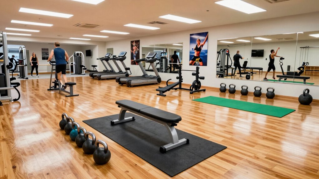 efficient safe workout space design