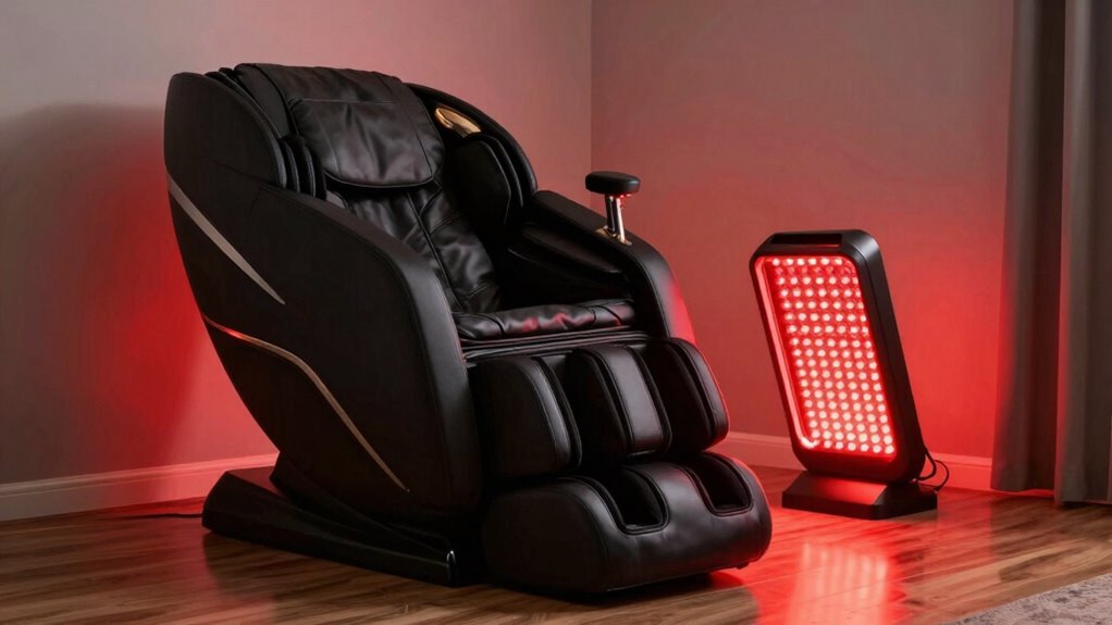 massage and red light gear
