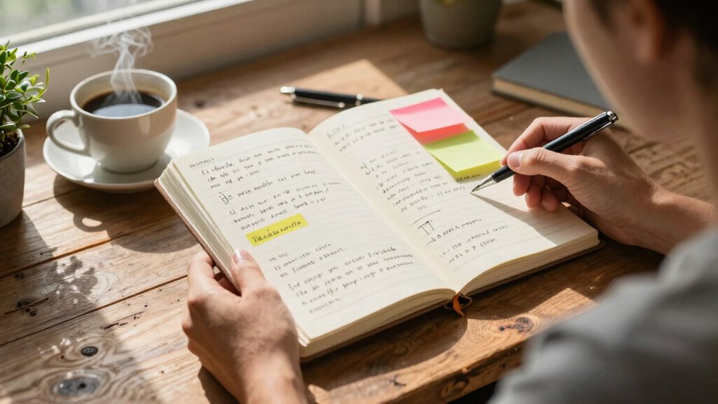 mindful journaling reinforces growth