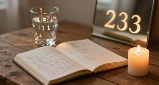 numbers guiding mindful reflection