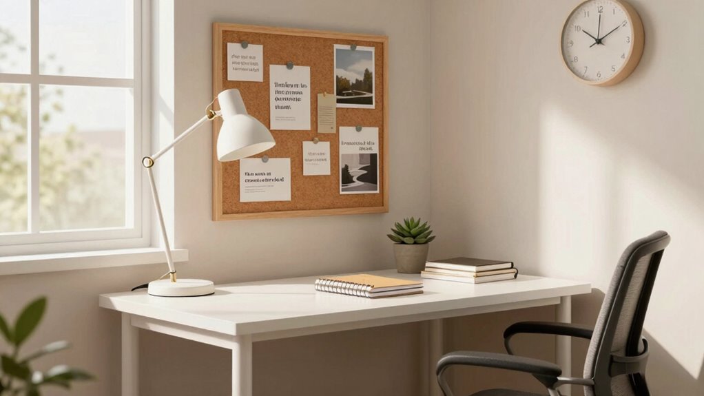 organized calming stress relief workspace