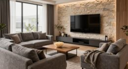 peaceful home theater setup