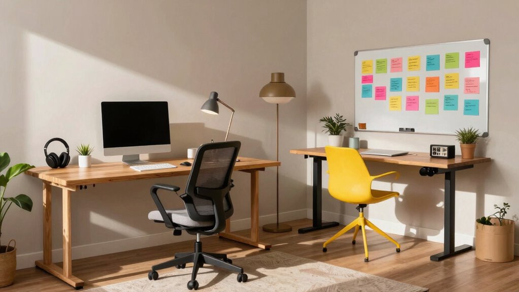 personalized ergonomic workspace setup