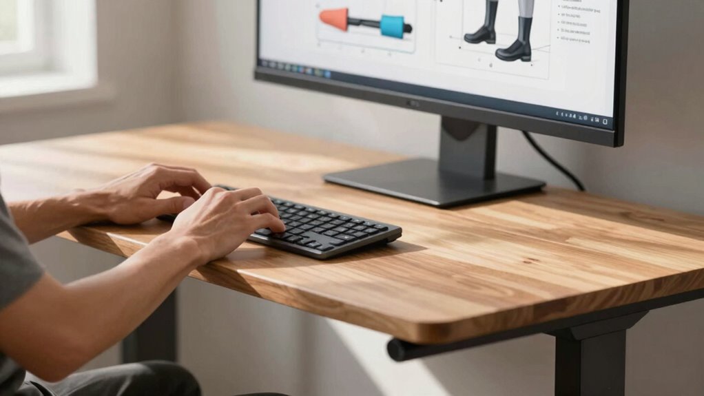 proper ergonomic workspace setup