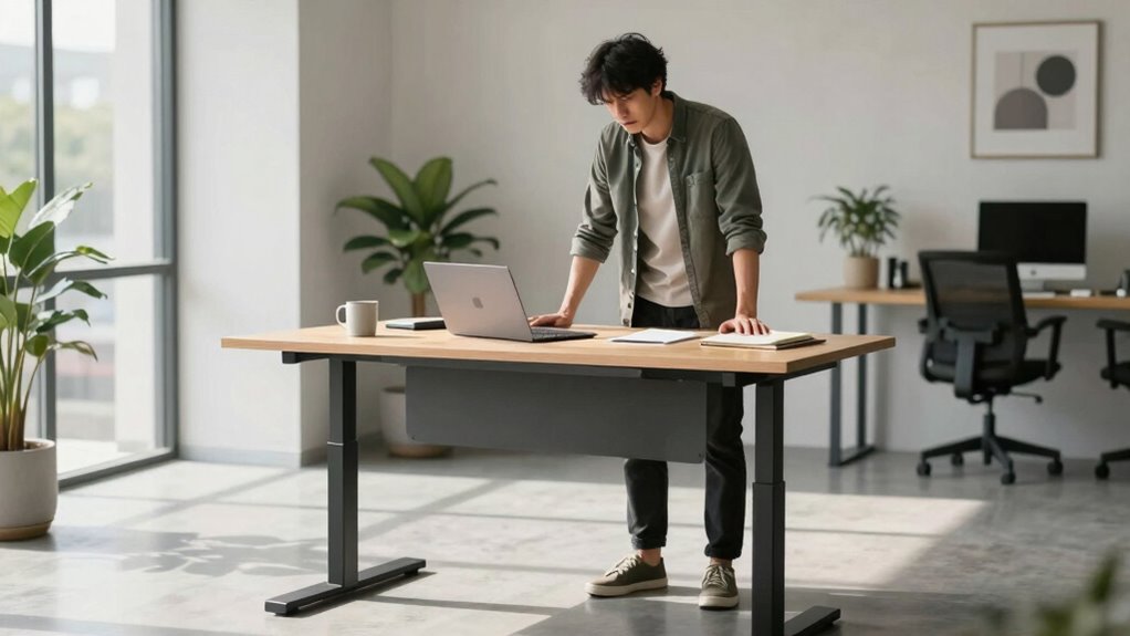 uncomfortable standing desk myth